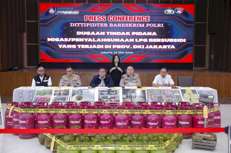 Bareskrim Polri Bongkar Sindikat Oplosan Gas Subsidi di Jakarta, Negara Rugi Rp16,8 Miliar