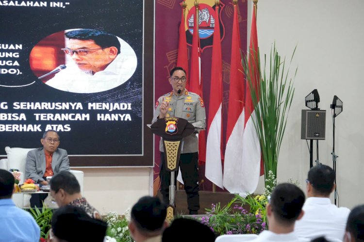 Polda Banten Gelar FGD Bahas Pemberantasan Aksi Premanisme Bersama Forkopimda dan Tokoh Masyarakat