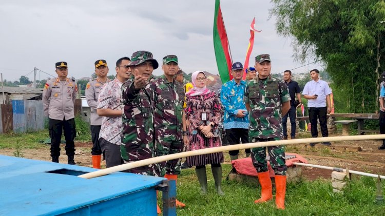 Tim Wasev TNI AD Tinjau TMMD Ke - 124 Kodim 0508/Depok