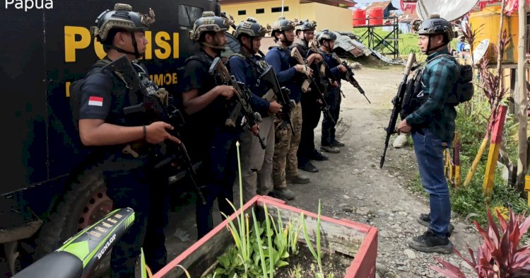 Satgas Ops Damai Cartenz Berhasil Amankan Bandara Aminggaru Ilaga Saat Terjadi Kontak Senjata