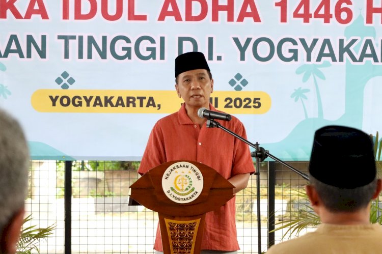 Hari Raya Idul Adha 1446 H, Kejaksaan Tinggi D.I.Yogyakarta Sembelih 5 Ekor Sapi