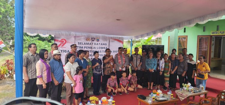Kunjungi Posko Tiga Pilar di Bitung, Tim Penilai Pusat Apresiasi Kesiapan dan Validitas Data