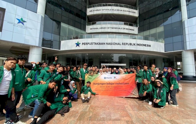 Diplomasi Naskah Kuno Dan Bahasa Indonesia Disorot Dalam Kunjungan Mahasiswa UHAMKA Ke Perpusnas