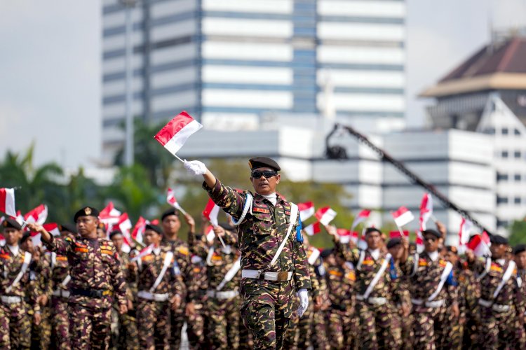 Polri Dekat Dengan Organisasi Keagamaan, Defile HUT Bhayangkara ke-79 Semakin Meriah