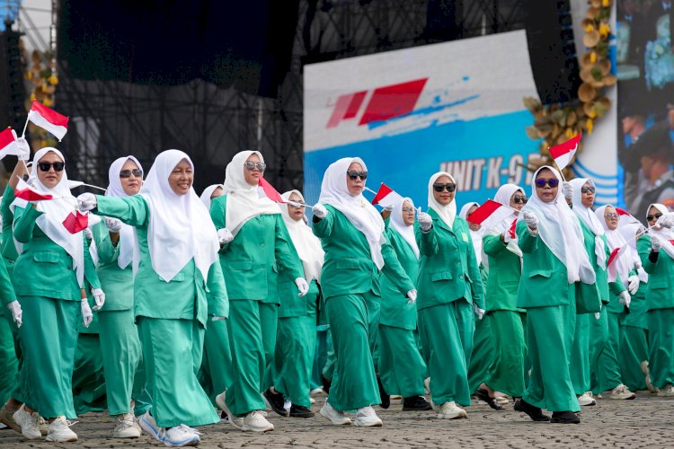 Fatayat NU Turut Andil Dalam HUT Bhayangkara ke-79, Kadiv Humas: Mari Terus Bersinergi Membangun Bangsa